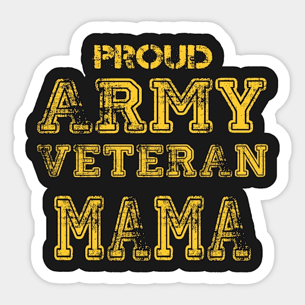 Proud Army Veteran Mama Sticker by andytruong